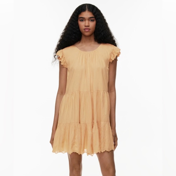 NEW with tags M ARITZIA Black Sedonie Babydoll Dress - Picture 2 of 7